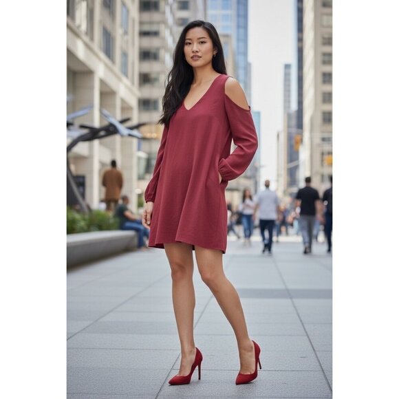Tobi Dresses & Skirts - Tobi Women's Burgundy Dress